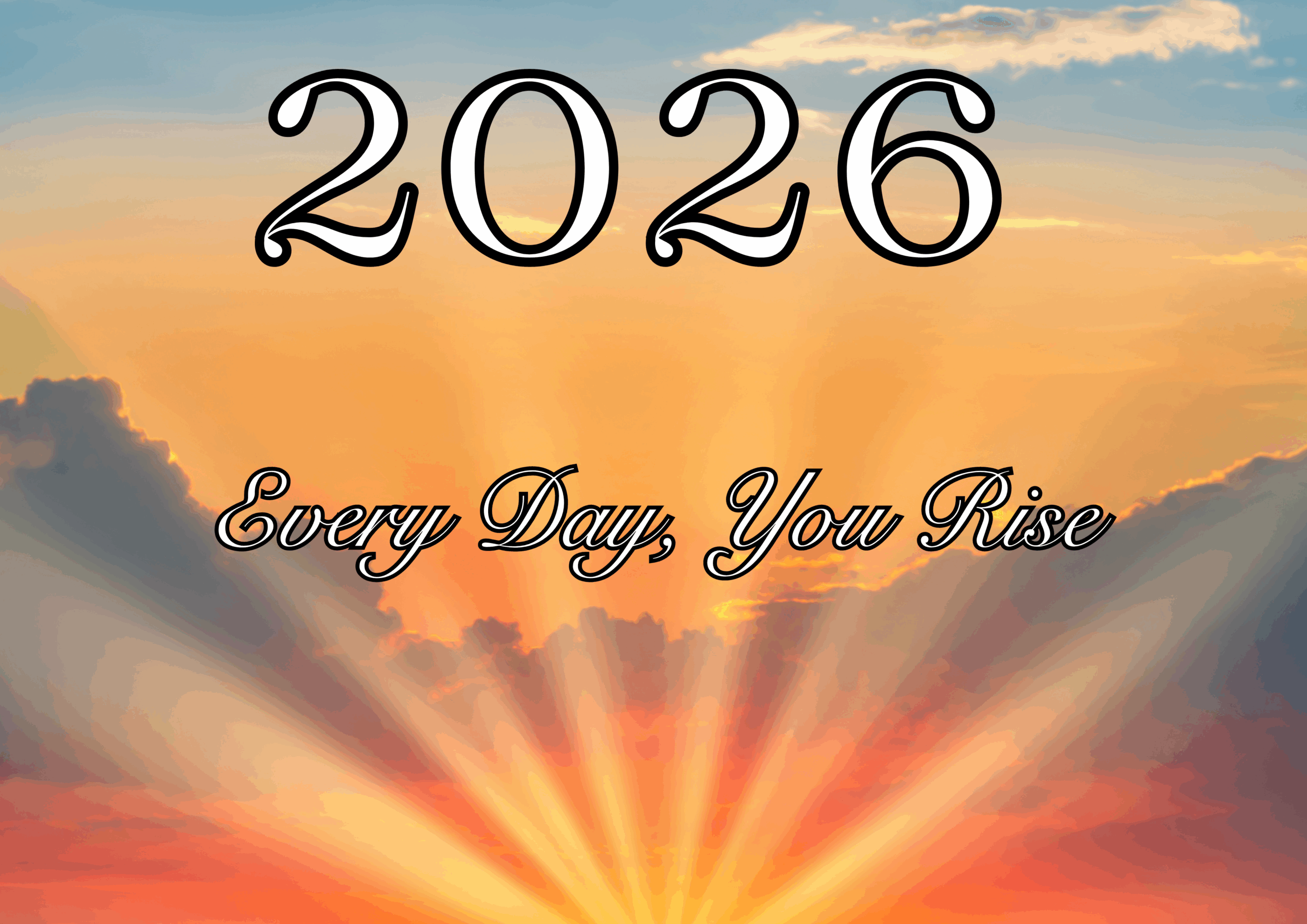 2026 Sunrise Empowerment Calendar - Inspirational Wall Calendar for Women | Daily Light & Self-Growth | Motivational Gift