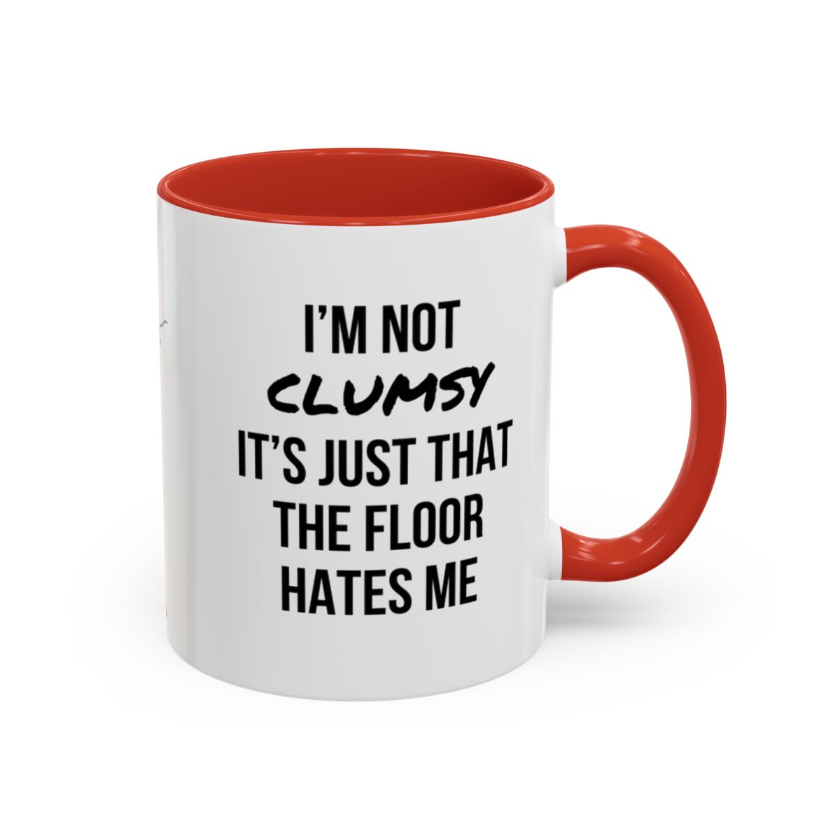 I'm Not Clumsy Mug with Fake Crack Mug | Funny Mug | Humor | Tea Mug | Accent Coffee Mug, 11oz - Image 3