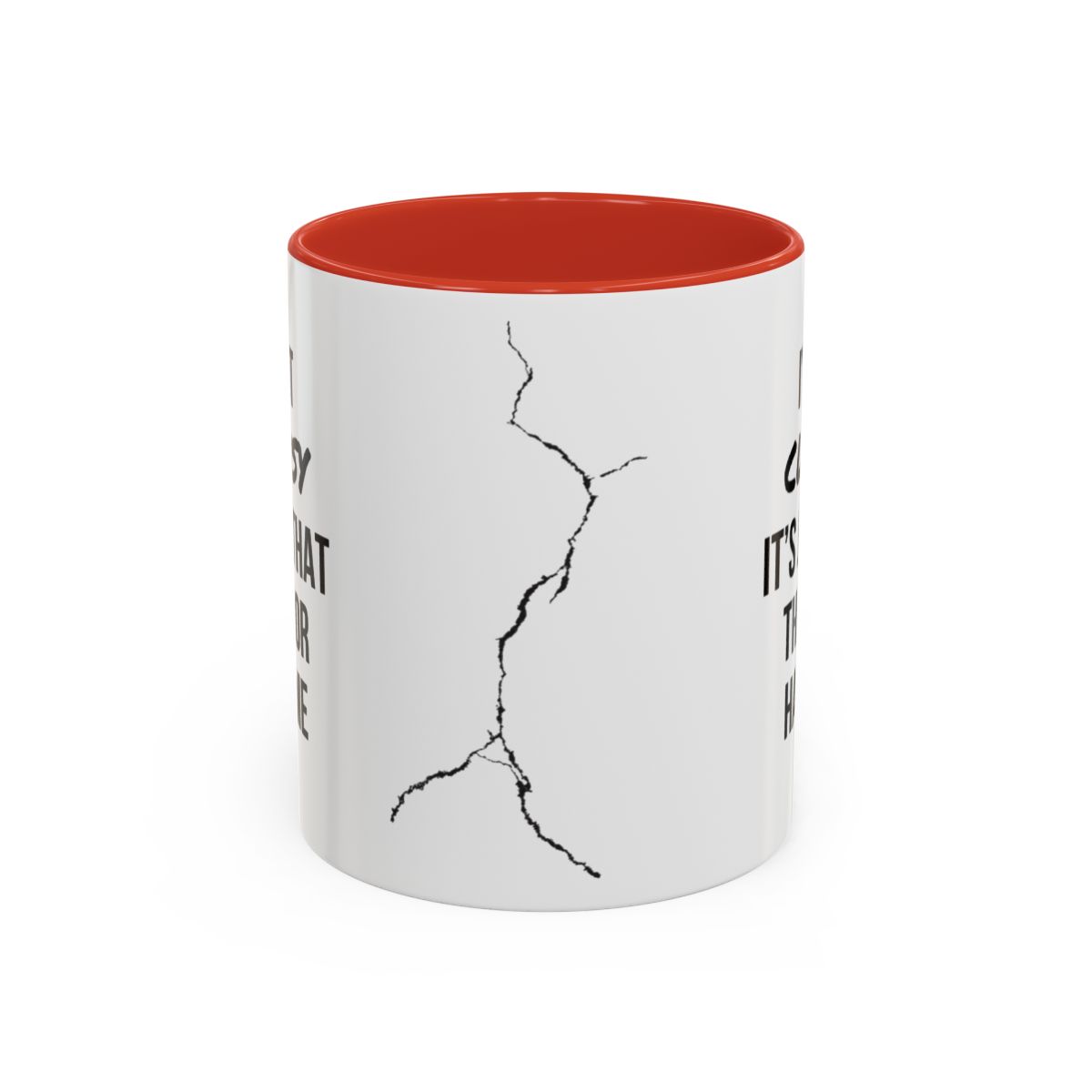 I'm Not Clumsy Mug with Fake Crack Mug | Funny Mug | Humor | Tea Mug | Accent Coffee Mug, 11oz - Image 4